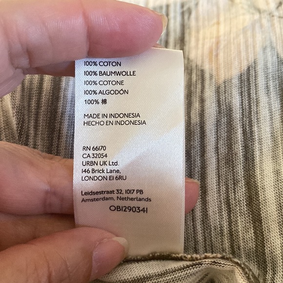 Free People HEY GIRL COTTON TANK TOP IN ARMY COMBO - Picture 9 of 9